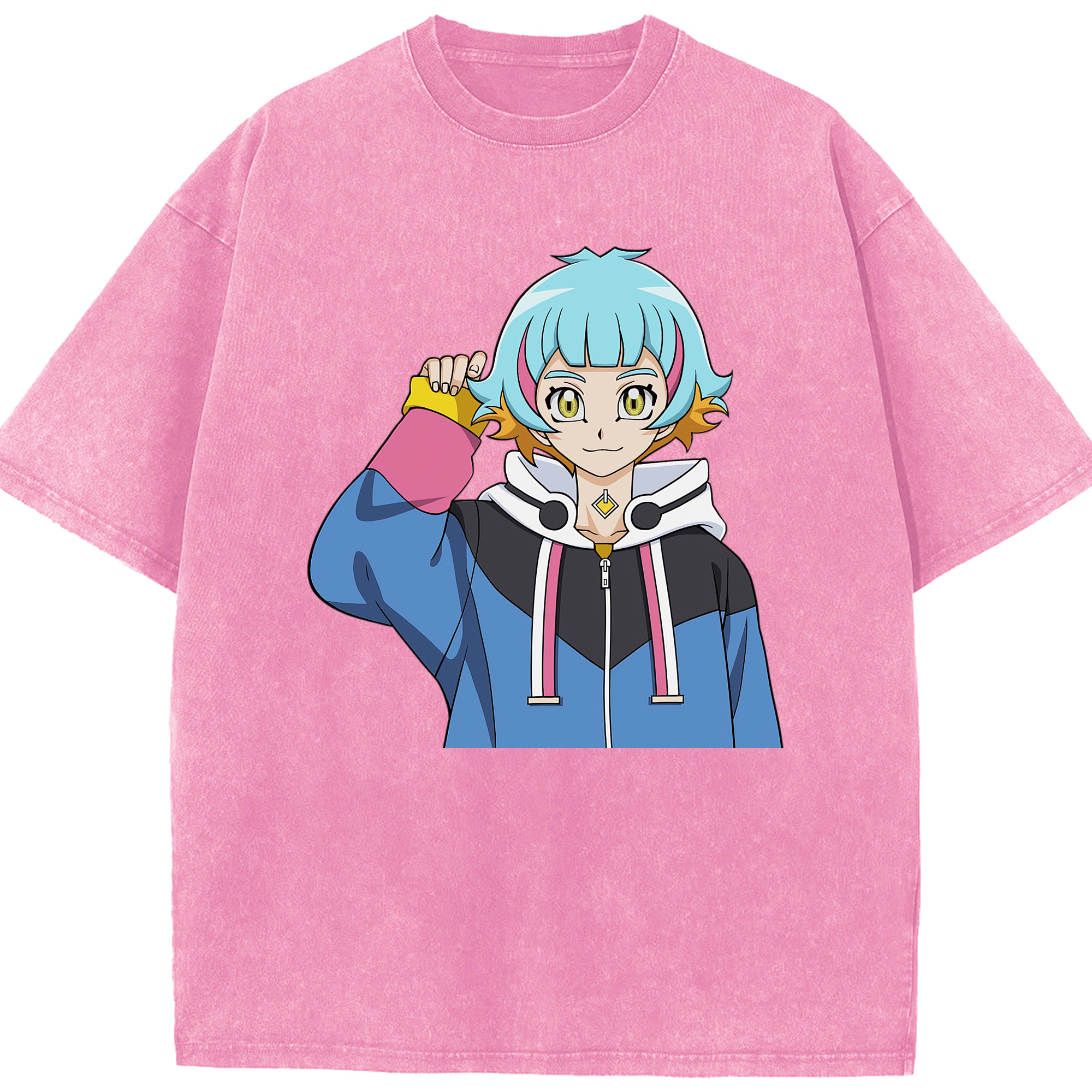 （画像用） 遊☆戯☆王 Yu-Gi-Oh! 綿100% ヴィンテージ風 半袖Tシャツ（フロントプリント）